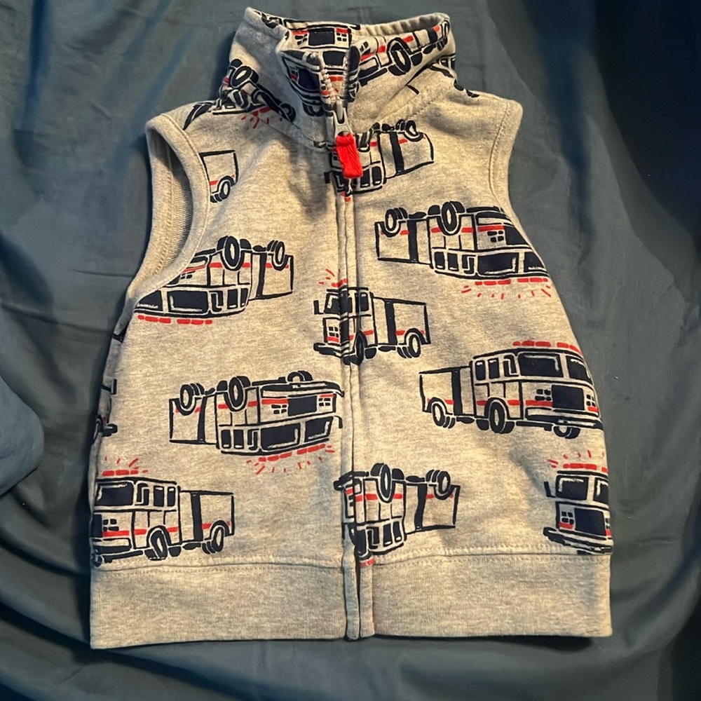 Carters fire truck vest